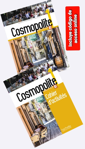 Cosmopolite 1 : Livre De Lélève + Cahier Dvd+ Rom + Código 