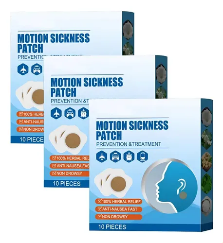 3 Parche E Motion Mareo Parche Anti-nuseas Mareo R 7083- Zx