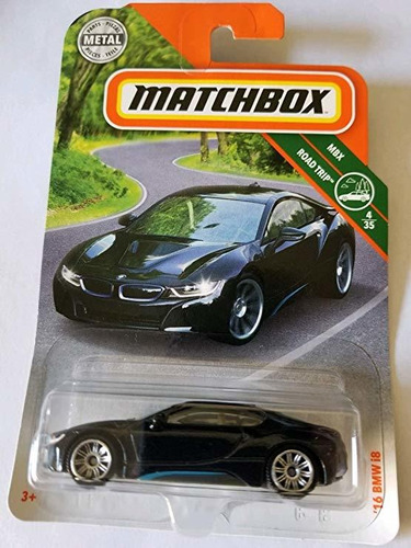 Matchbox Viaje Por Carretera 2018 Mbx 4/35 - '16 I8 (negro)