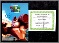 Comprar Seth Rogen Donkey Kong Super Mario Bros Autógrafo Foto 5x7
