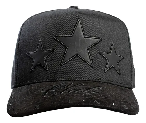 comprar Gorra Clubs Star S Desde La Nada All Black Cincopunto7 Negro Ajustable