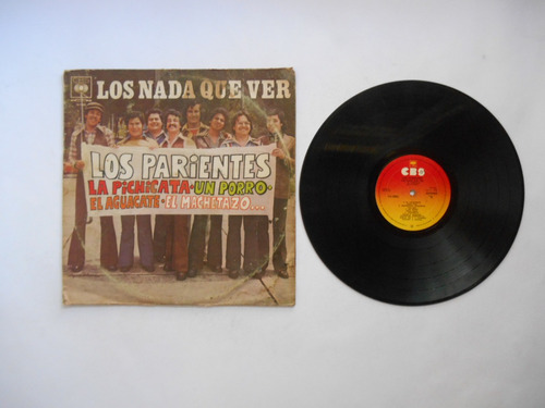 Lp Vinilo Los Nada Que Ver Los Parientes Edic Colombia 1977