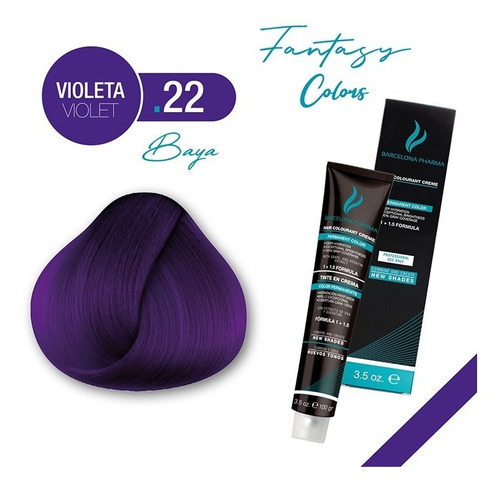 Imagen 1 de 1 de Tinte Fantasy .22 Violeta, Berry