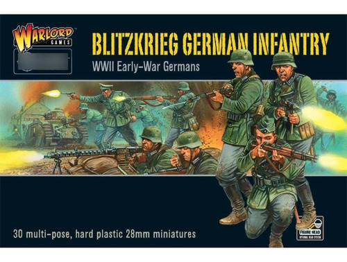 Infantería Blitzkrieg Alemanes Bolt Action K47 28mm