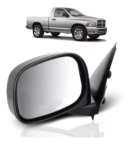 Retrovisor Dodge Ram 2500 2002 A 2008 Eletrico Preto