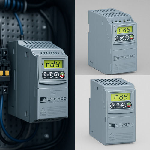 Inversor De Frequência Weg Cfw300 0,5cv 2,6a 220v Monofásico