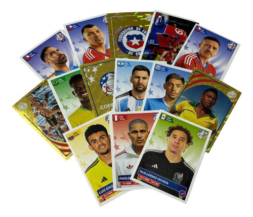 Láminas Copa América 2024 Panini (unidad/sueltas/detalle)