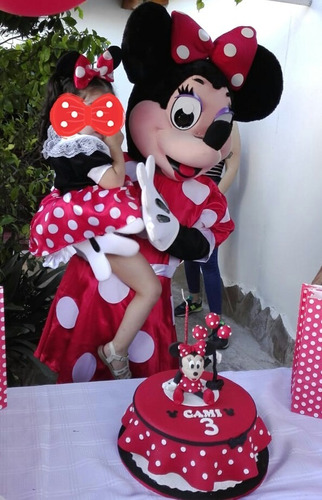 Alquilo 24 Hs Disfraz Cabezon Adultos Minnie O Mickey Mouse