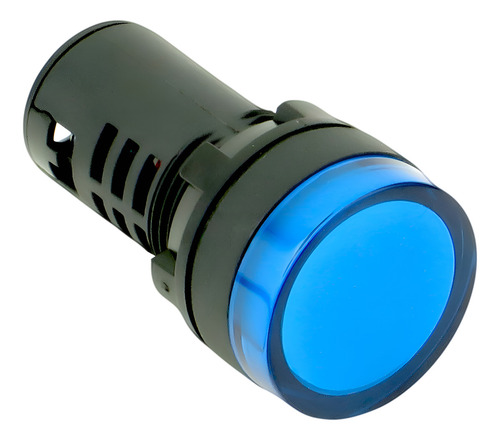 Ojo De Buey 22mm Luminoso Multiled Color Azul 220v Tea