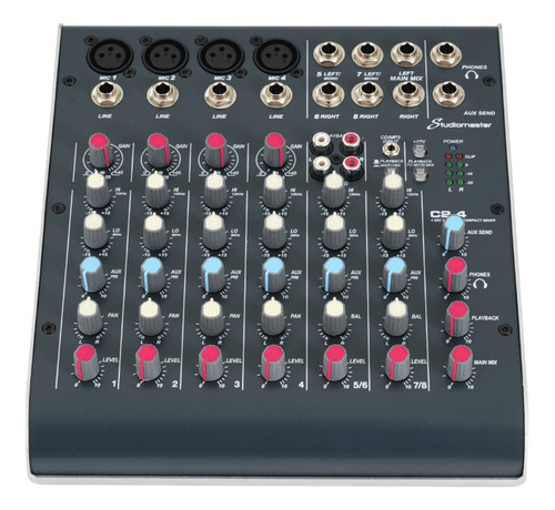 Mixer Analogo De Audio Studiomaster Cs2-4