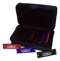 Comprar Set 7 Armonicas Diatonicas Golden Cup Cobre + Estuche Cuota