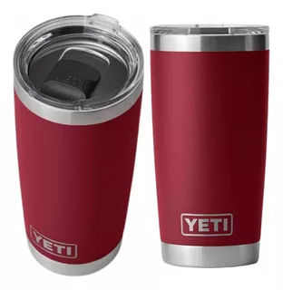 Termo Yeti Tumbler 20 Oz Rojo Tapa Magslider Original