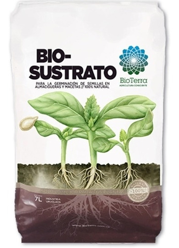 Bio Sustrato Para La Germinación De Semillas Bioterra 7 L