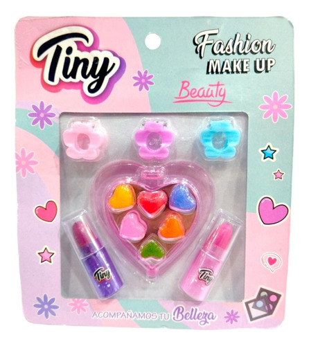 Maquillaje Infantil Set Beauty Tiny Labiales Hebillitas Ymas