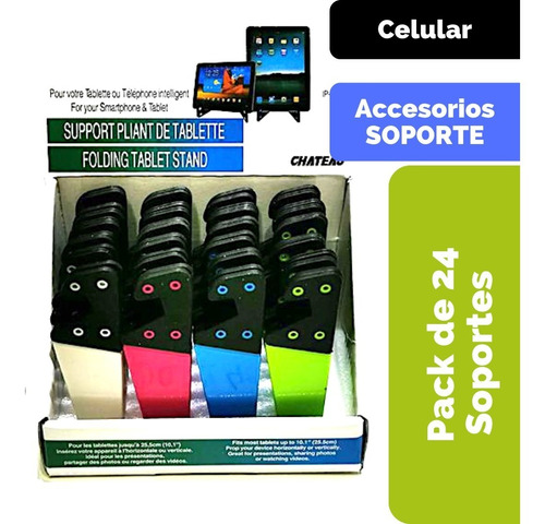 Pack De 24 Soportes Plegables Celular O Tablet