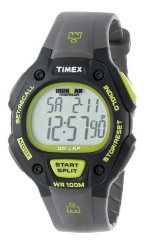 Timex - Reloj T5k692 Ironman Classic 30 Con Correa De Resina