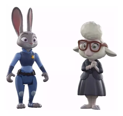 Zootopia Disney Personagens Judy Hopps & May Bellwether