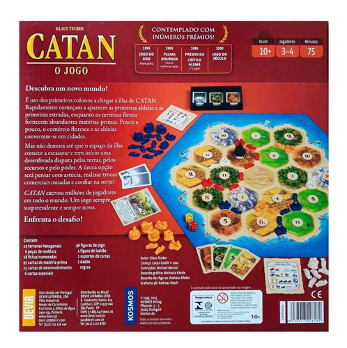 Imagem 2 de 5 de Catan O Jogo De Tabuleiro - Devir