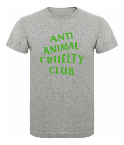 Polera Anti Animal Cruelty Club, Vegan, Vegeta, Natural King