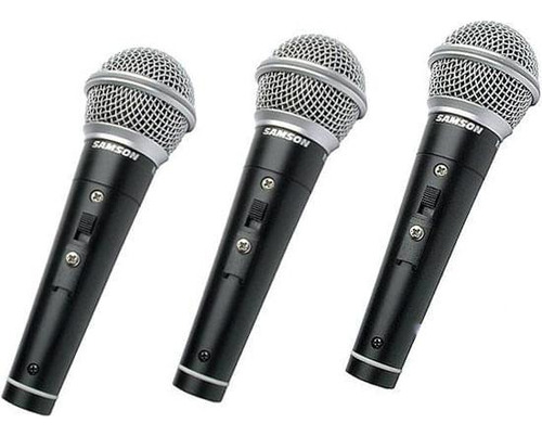 Set Samson De 3 Micrófonos Dinámicos R21s