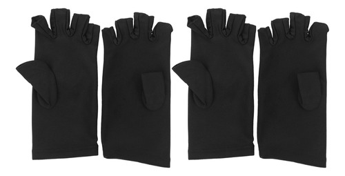 X Guantes De Manicura Sin Dedos Con Protección Solar, 2 J