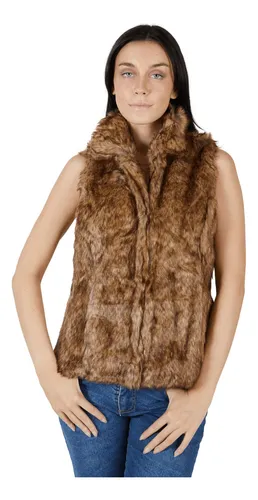 Chaleco piel mujer top