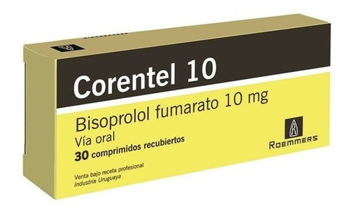 Corentel 10mg X 30 Comp. (bisoprolol) | Cardiovascular