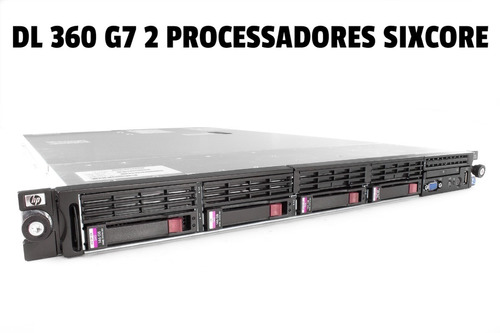 Servidor Hp Proliant Dl360 G7 64gb 2xeon Sixcore 2hds 300 Gb