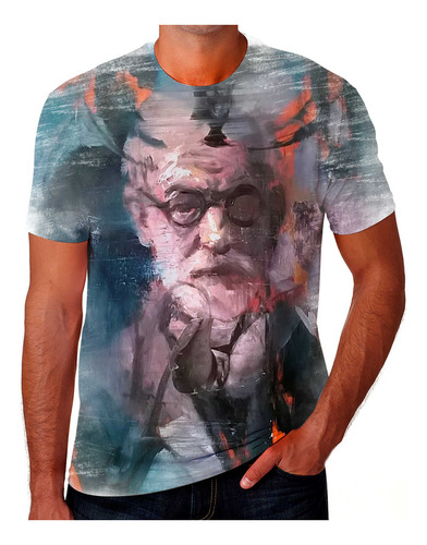 Camiseta Camisa Sigmund Freud Médico Neurologista E15