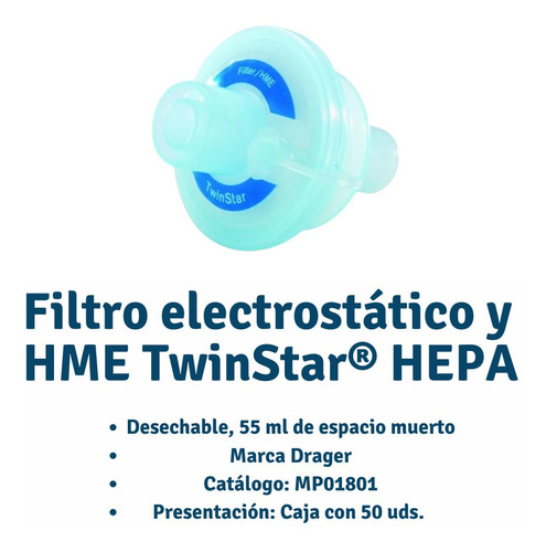 Filtro Electrostático Y Hme Twinstar® Hepa