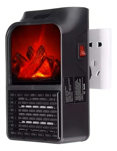 Mini Calefactor De Ambiente Chimenea Flame Heater Llama 3d