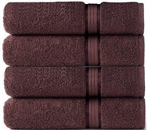 Cotton Craft-paquete De 4-toallas De Baño Extra Grandes