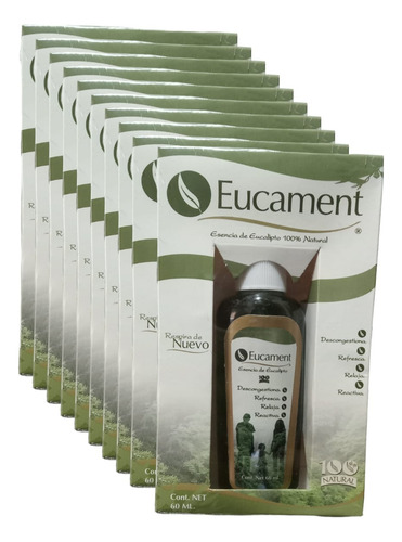 9 Eucament Esencia De Eucalipto 100 % Natural 60 Lm