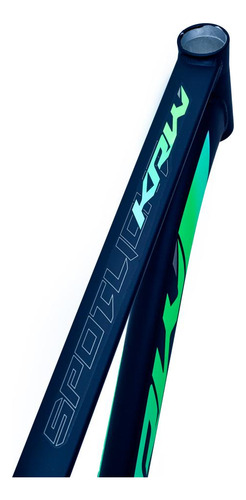 Bicicleta Aro 29 Krw Alumínio 24vel Hidráulico Suspensão S2 Cor Preto/Verde