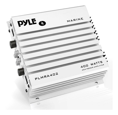 Pyle Amplificador Marino 400 Watts 4 Canales 4 Ohm