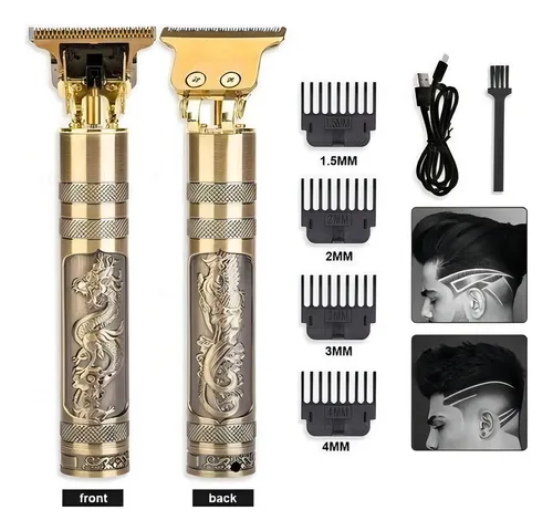 Máquina Profissional Acabamento Barba E Cabelo Dragão E Buda Menor preço em Máquina Profissional Acabamento Barba E Cabelo Dragão E Buda