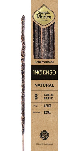 Sahumerio Sagrada Madre Resinas Naturales Set 4 Cajas