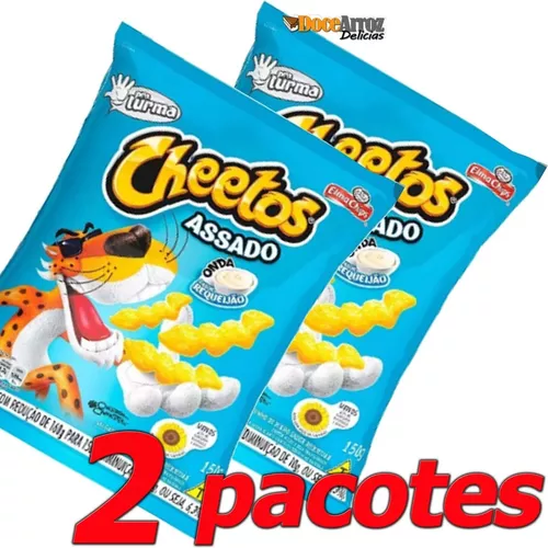 Kit 4 Cheetos Onda Requeijão 1…