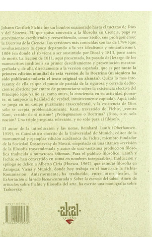 La Doctrina De La Ciencia 1811