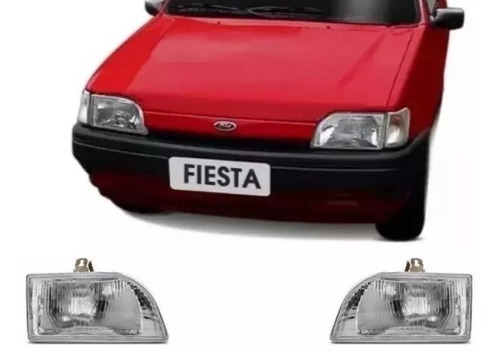 Par De  Opticas Ford Fiesta 93 94 95 96 Español Vic