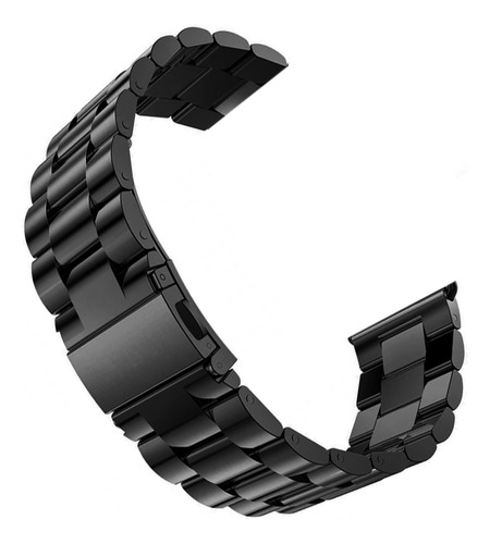 Pulseira De Aço Inox Para Smartwatch Series 6 7 8 9 Se Ultra Cor Preto
