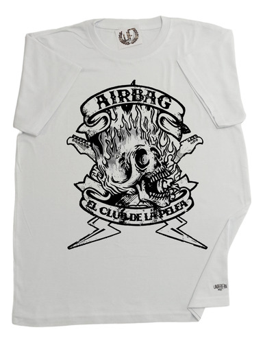 Remera Airbag Calavera Llamas Por Underfan