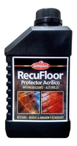Recufloor Protector Acrilico P/pisos X 1lt Sinteplast Color Transparente