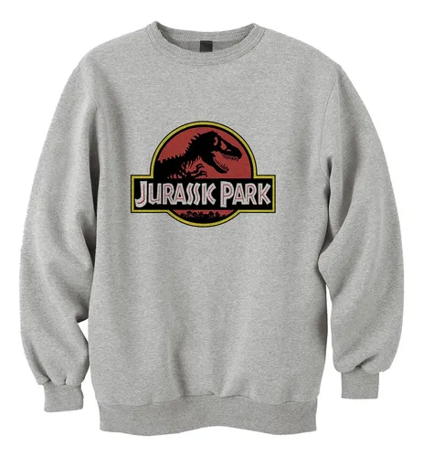Buzo Cuello Redondo Adulto Jurassic Park Diseño Logo - Psjp6