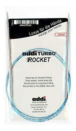 Addi Turbo Rockets 24-inch (60cm) Circular Knitting Needle; 