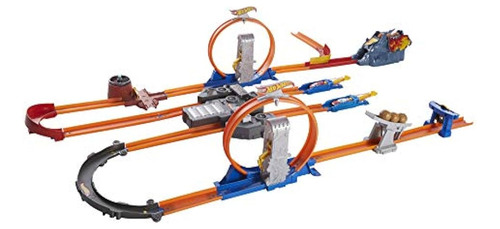 Hot Wheels Track Builder Total Turbo Takeover Track Set [exc
