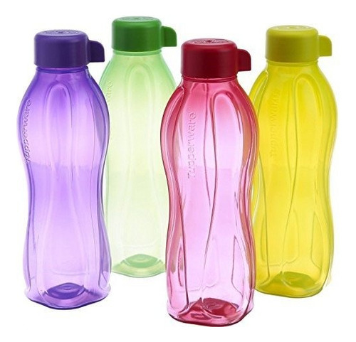 Tupperware Eco Sports - Botella De Agua, 1 Litro, Aqua