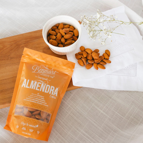 Benmart Almendra Entera Snack Natural 300g Bolsa Resellable
