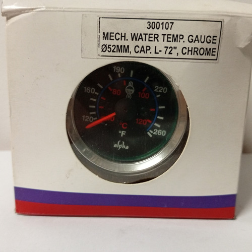 Reloj Indicador Temperatura Mecánico 72  Alpha Diesel