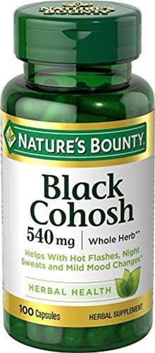 Nature's Bounty Hierba Entera Cohosh Negro 0.019 Onzas